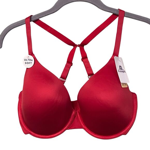 B.tempt'd by Wacoal Womens T-Shirt Bra 953281 - 36DD Red - Picture 2 of 10